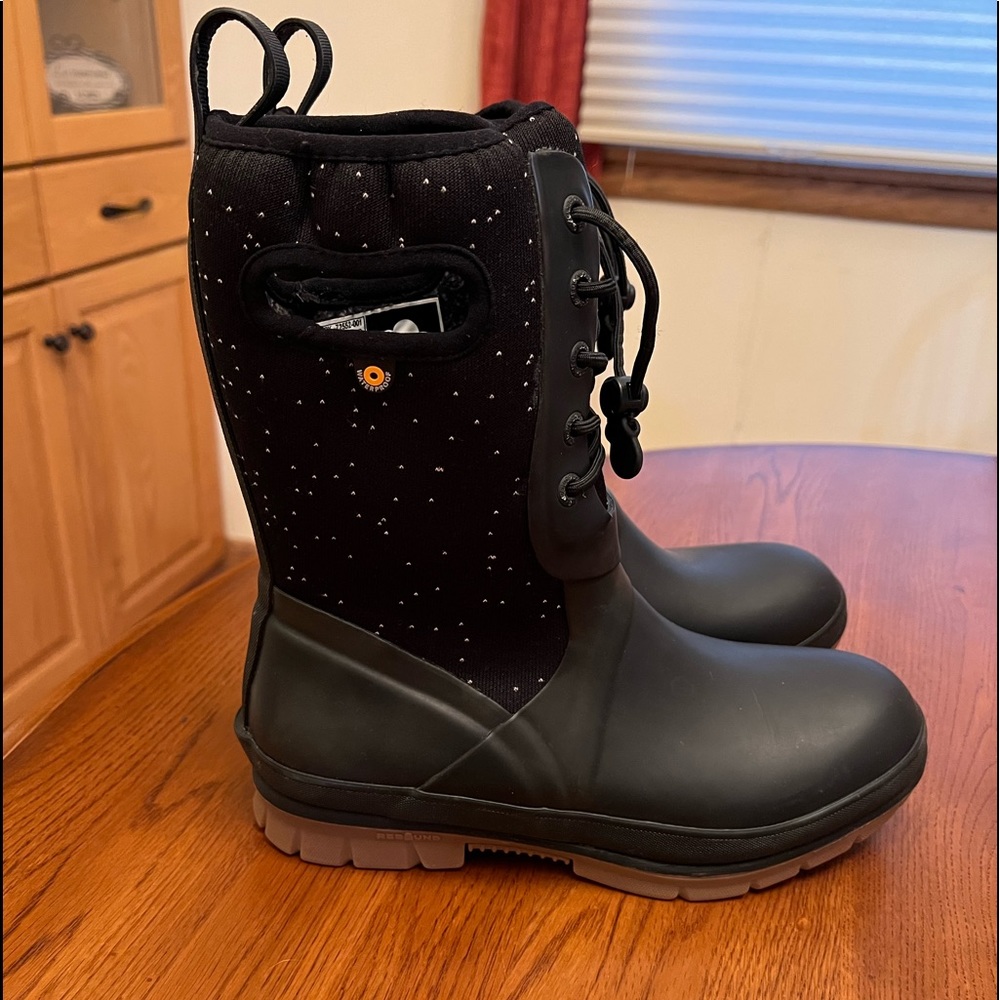 Bogs Crandall Lace Speckled Waterproof Women’s 8